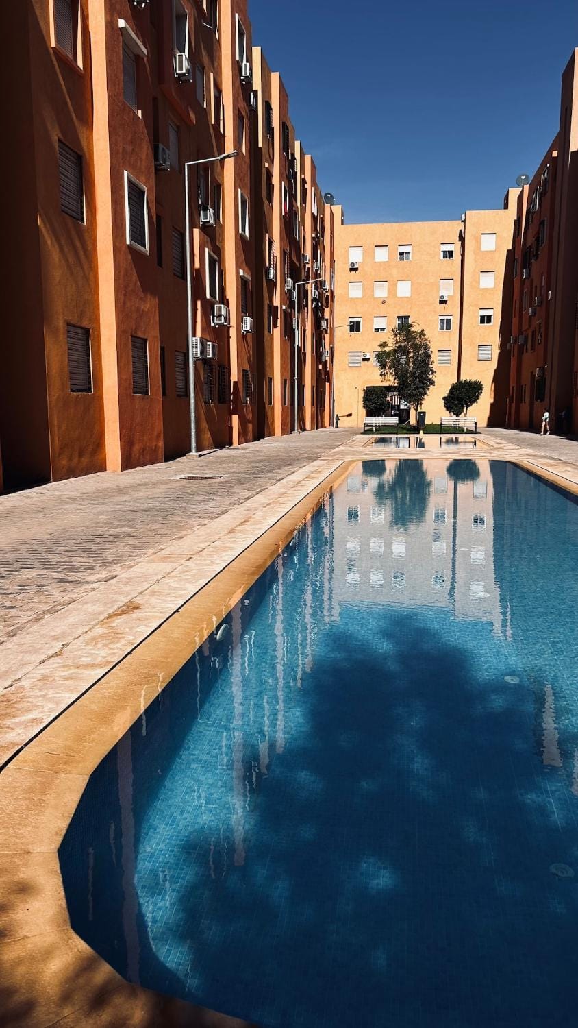 Premium 3BR Apartment Pool Parking Comfort Apartment in Marrakesh
