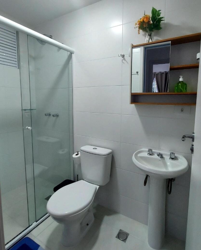 Apto suíte Centro agua quente a gás! Apartment in São José dos Pinhais