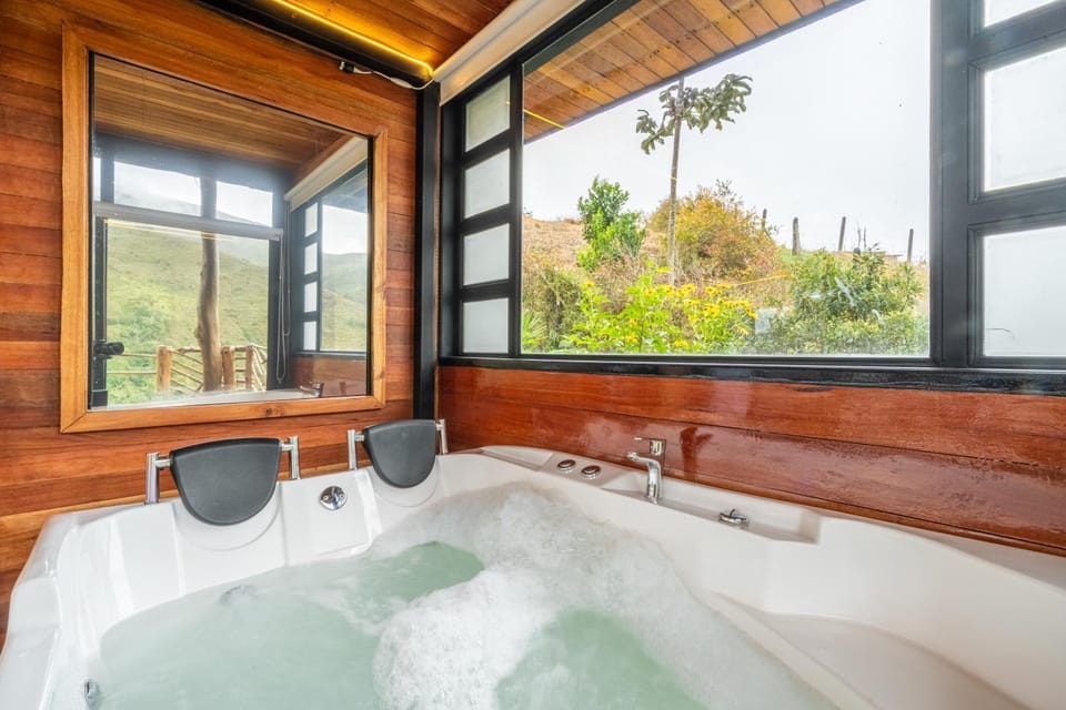 Hot Tub, Mountain view, Bath
