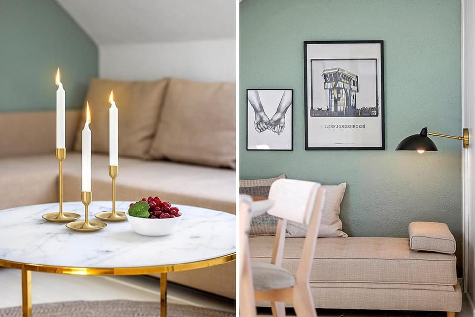 Small, cozy penthouse with free parking Apartment in Aalborg