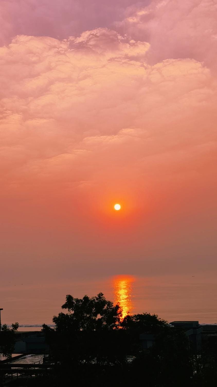 Natural landscape, Sea view, Sunrise