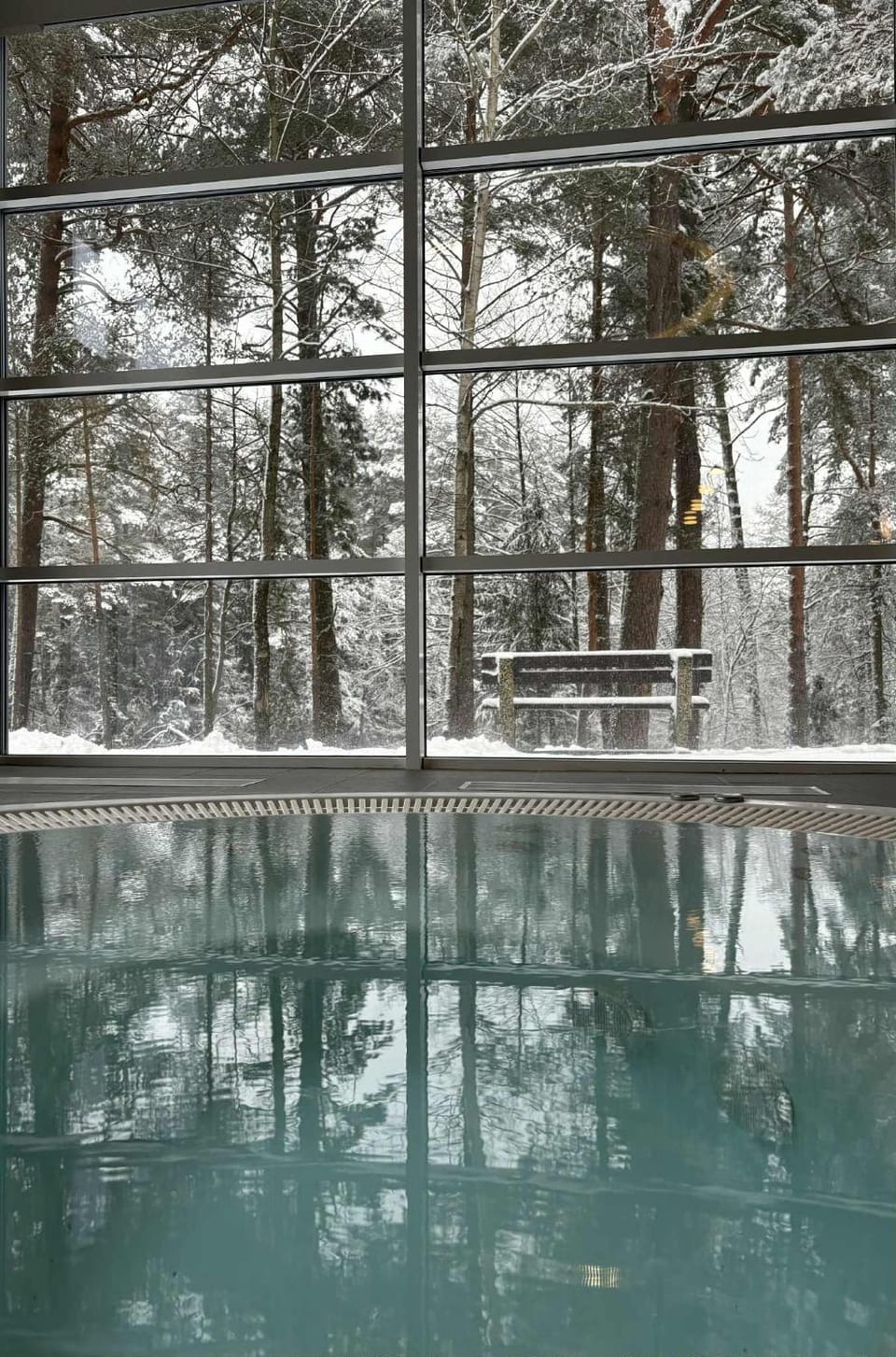 Natural landscape, Winter, Pool view, Swimming pool