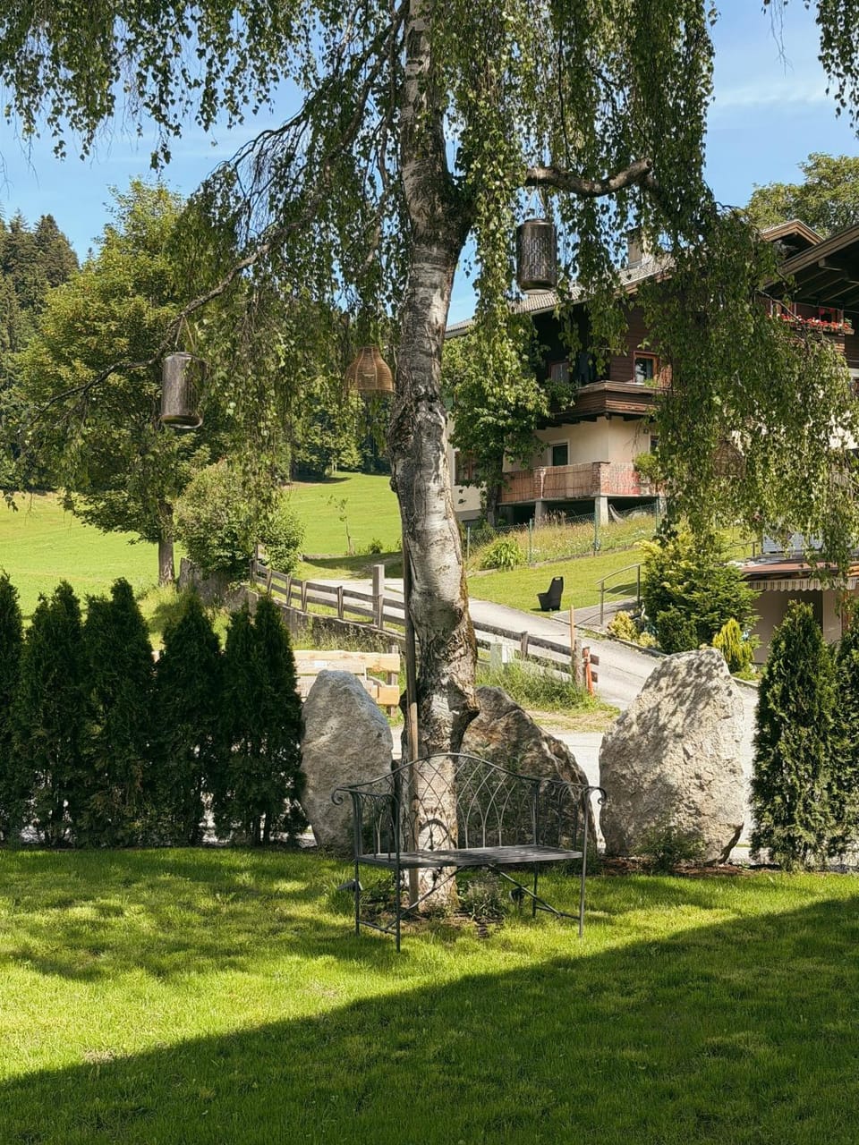 Natural landscape, Garden, Garden view