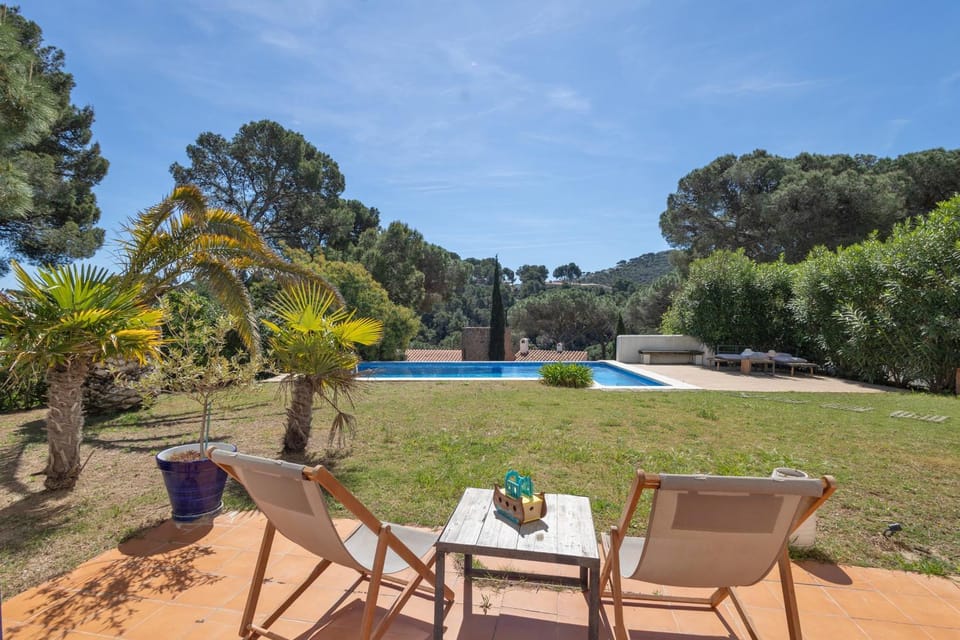 Property building, Living room, Swimming pool