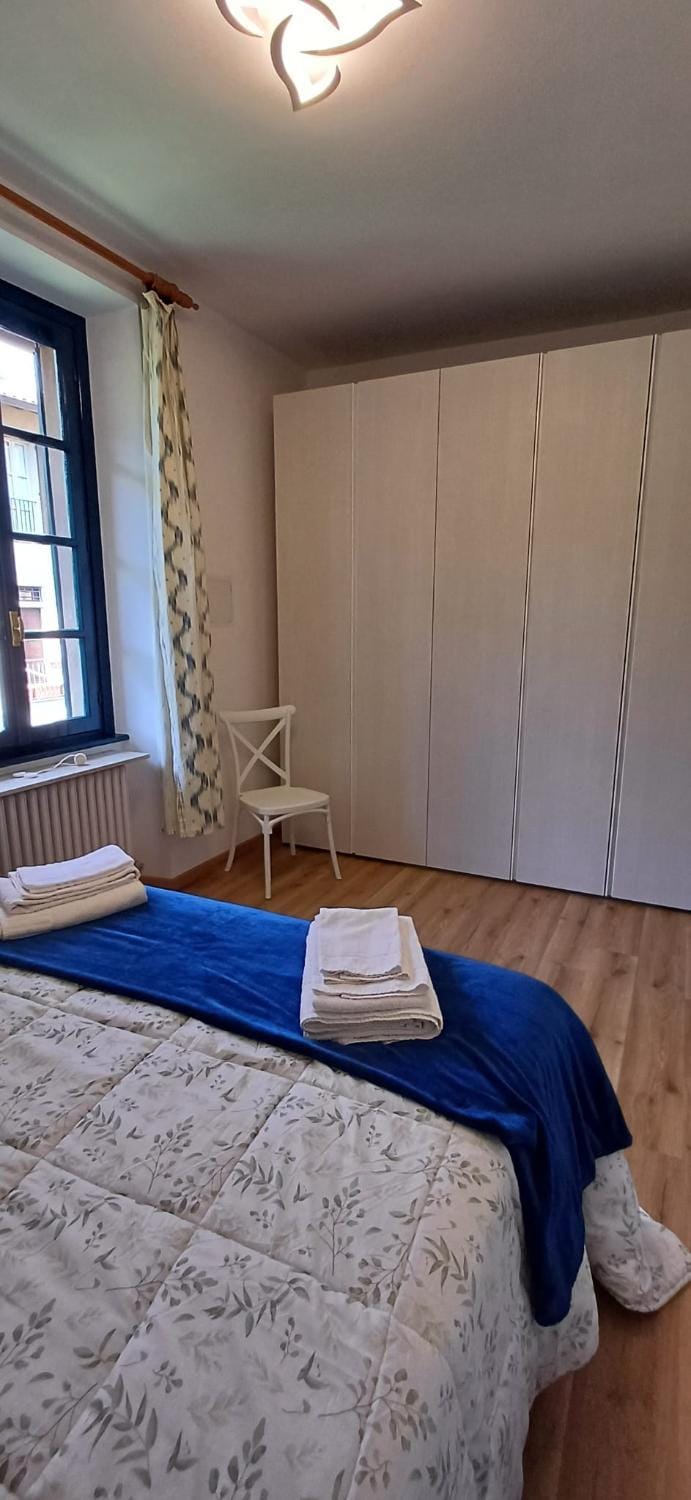 Bed, Photo of the whole room, Bedroom, towels, wardrobe