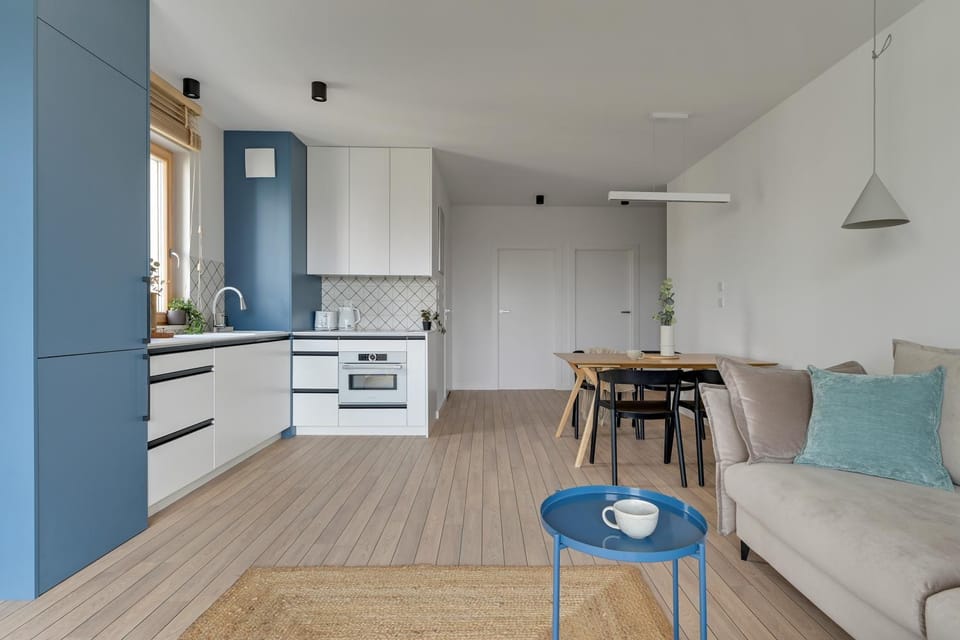 Kitchen or kitchenette, Living room, Seating area, Dining area, dishwasher, oven, stove