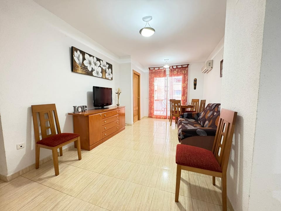 Living room, air conditioner