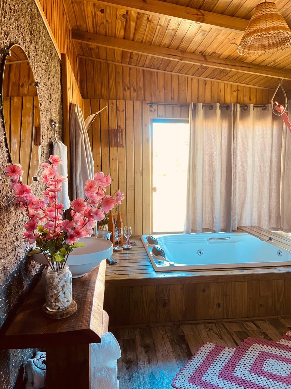 Chalé Suíte, Banheira e Piscina, Chácara das Estrelas Chalet in State of Santa Catarina