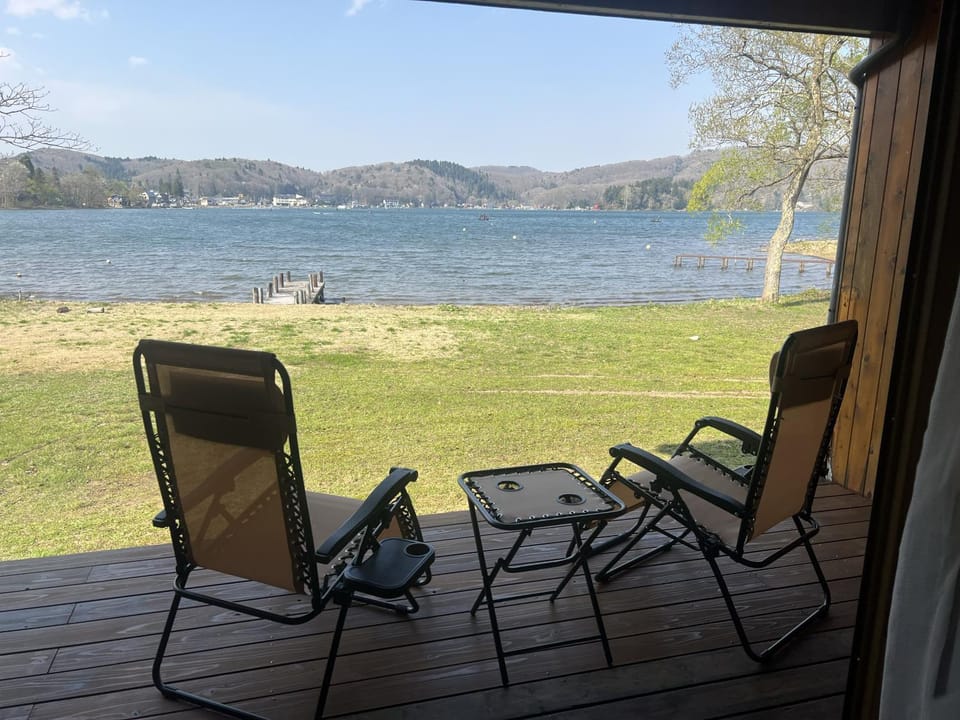 Spring, Natural landscape, Balcony/Terrace, Lake view, Mountain view