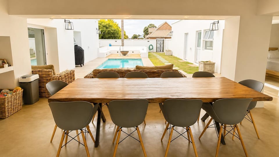 Patio, Patio, Seating area, Sunset