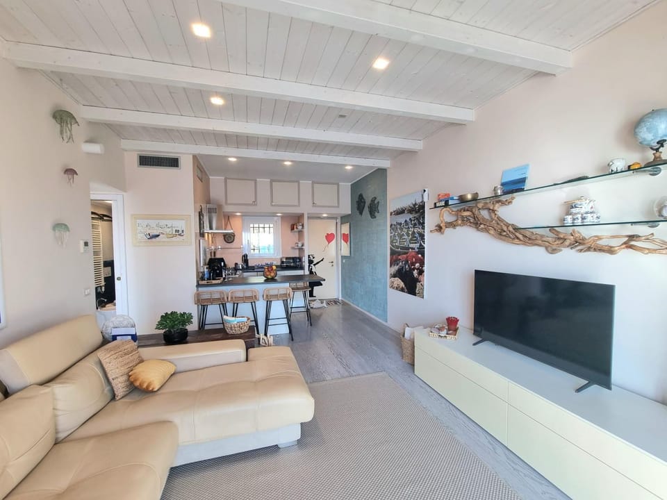 TV and multimedia, Kitchen or kitchenette, Living room, Seating area