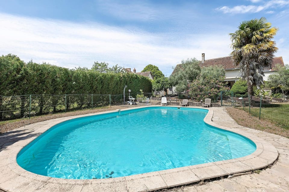Property building, Living room, Swimming pool