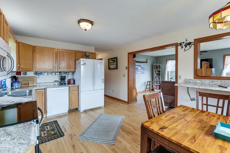 9-Acre Riverfront Home in Milbridge w/ Deck & Yard House in Milbridge