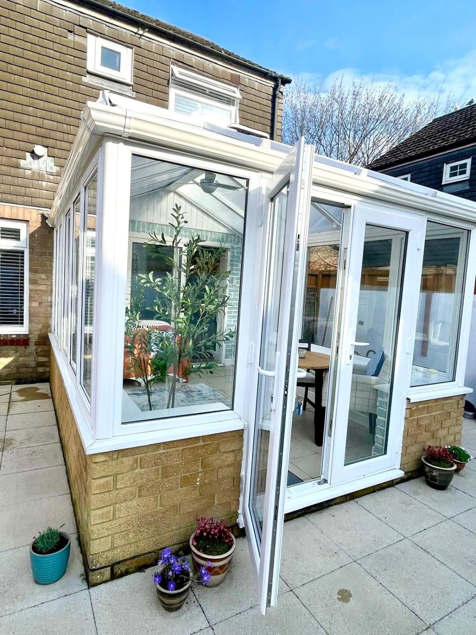 Property building, Patio