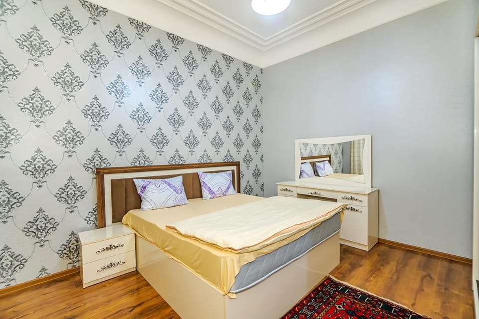 Bed, Photo of the whole room, Bedroom, hair dresser