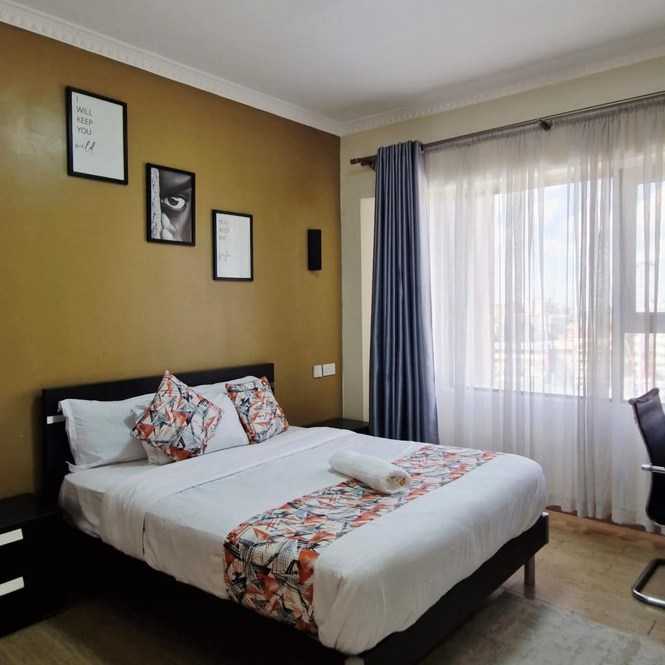 Enzi heights Block B, gym, pool,1 Br near Jkia, Eka, Panari Apartment in Nairobi County