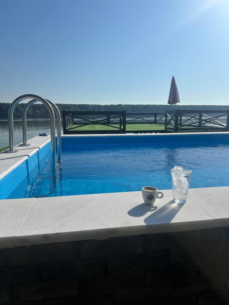 Natural landscape, Pool view, Swimming pool