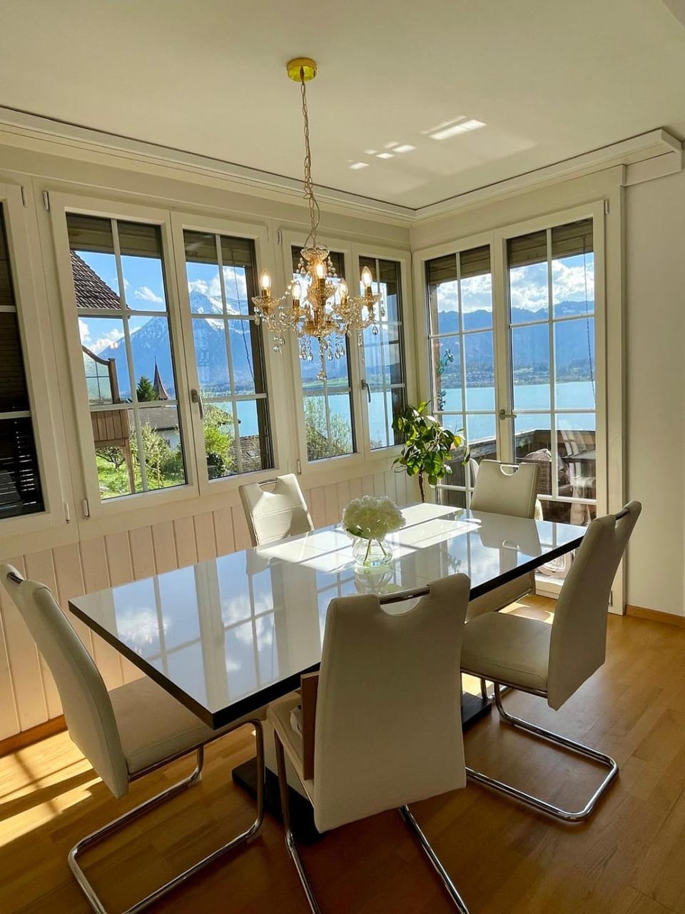 Natural landscape, Living room, Seating area, Dining area