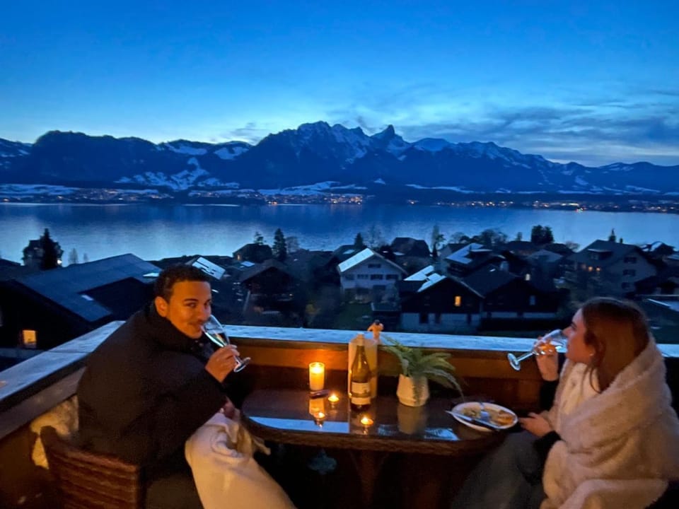 People, Natural landscape, Guests, Lake view, Mountain view