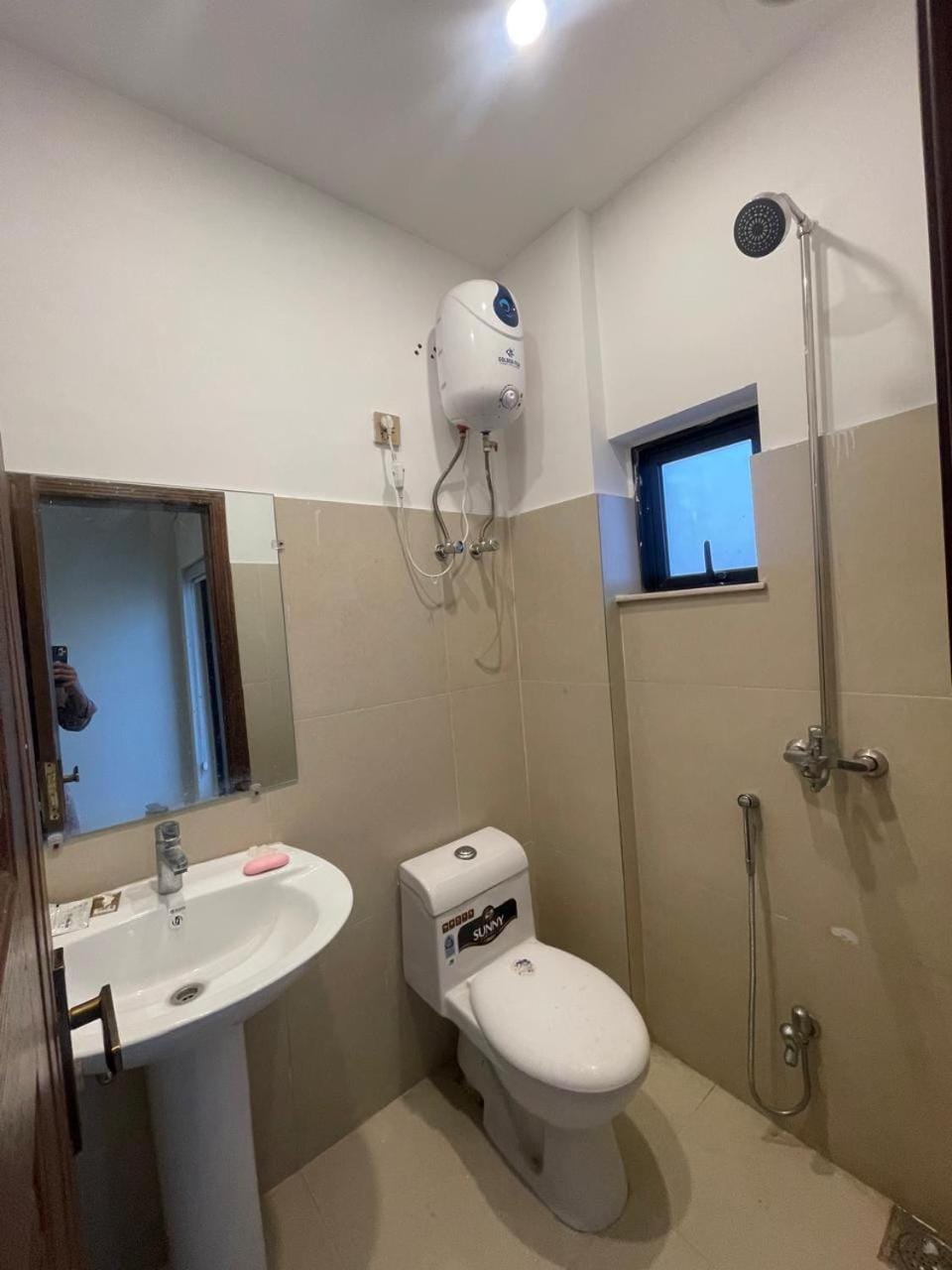 Bathroom, dishwasher, washing machine