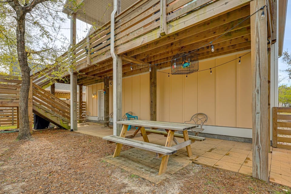Deck & Games! Pet-Friendly Oak Island Home House in Oak Island
