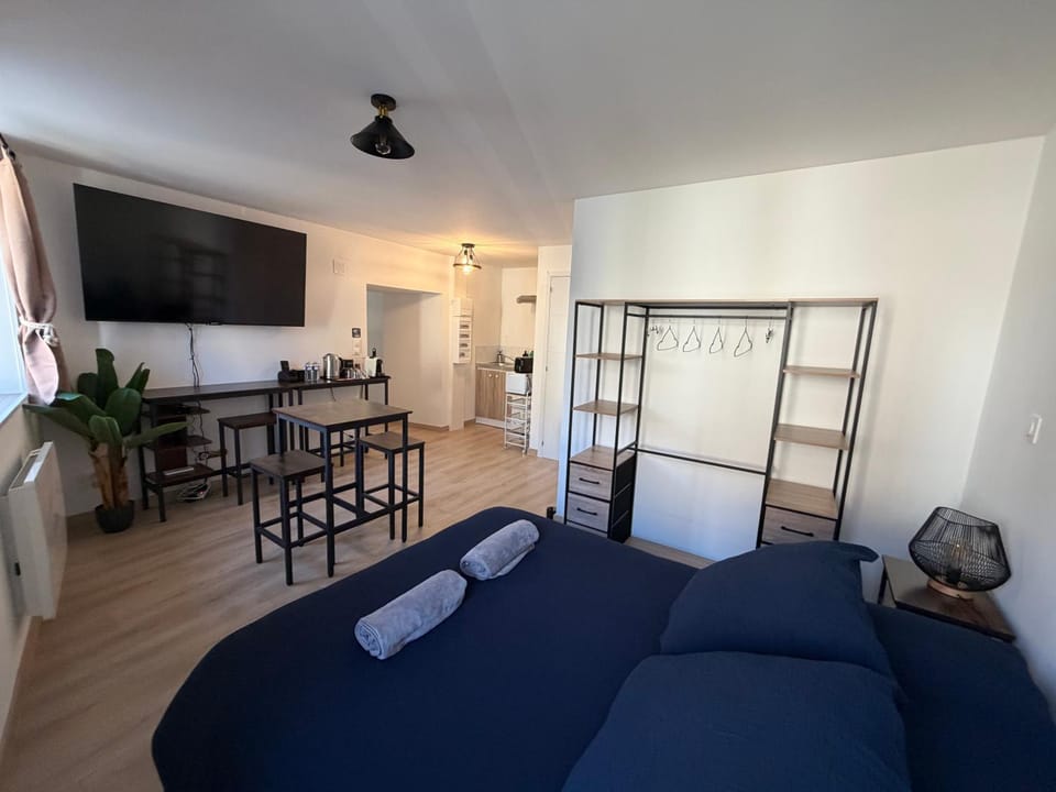 Studio cosy neuf, Cafe offert, Fibre et entree autonome Apartment in Bourgogne-Franche-Comté