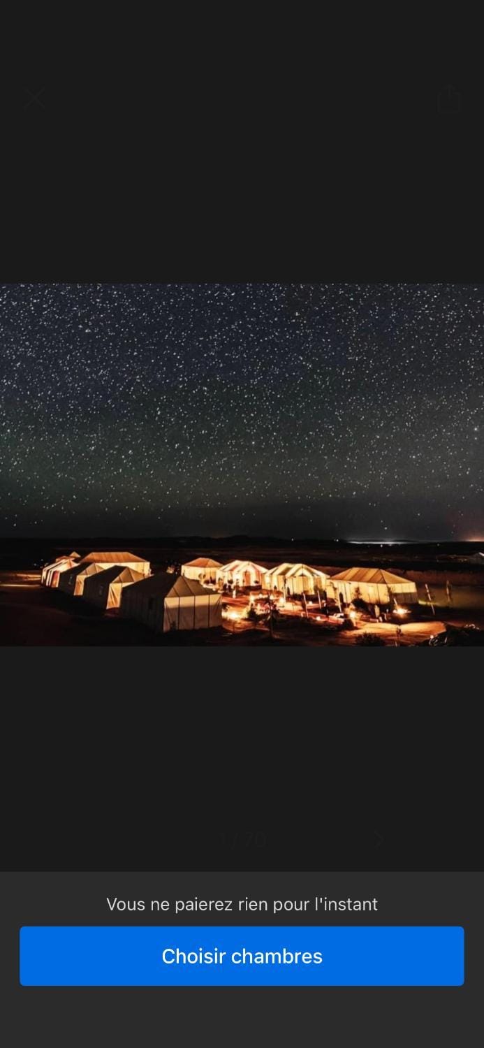 Camps du désert Bahadou Campground/ 
RV Resort in Morocco