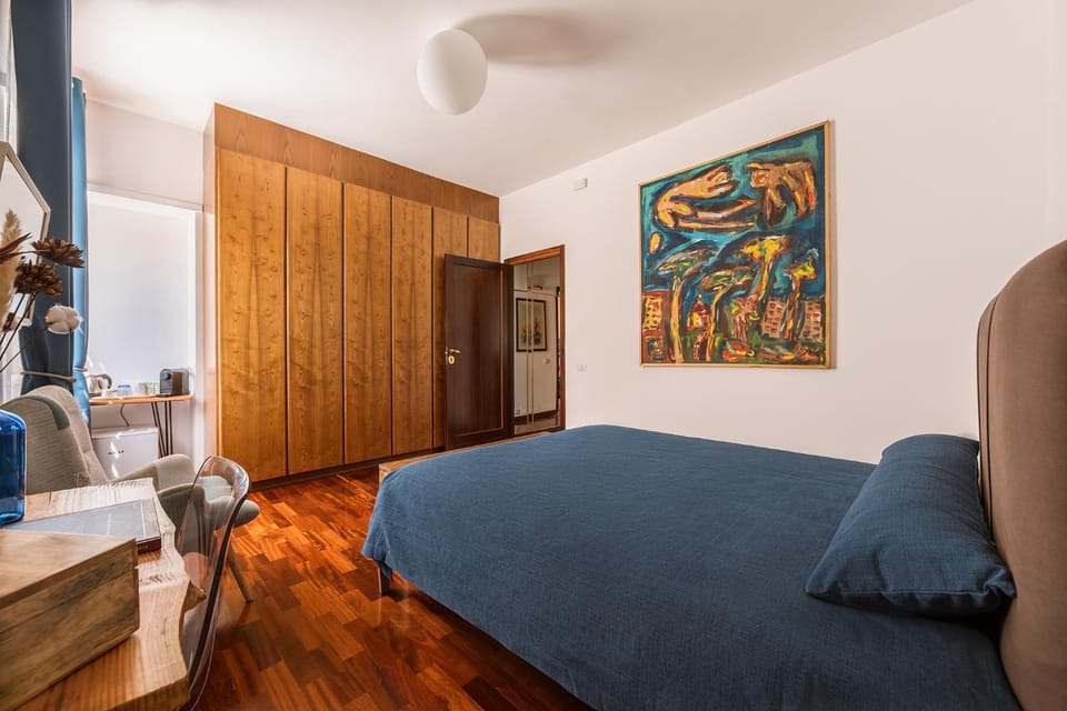 Bed, Photo of the whole room, Bedroom, wardrobe