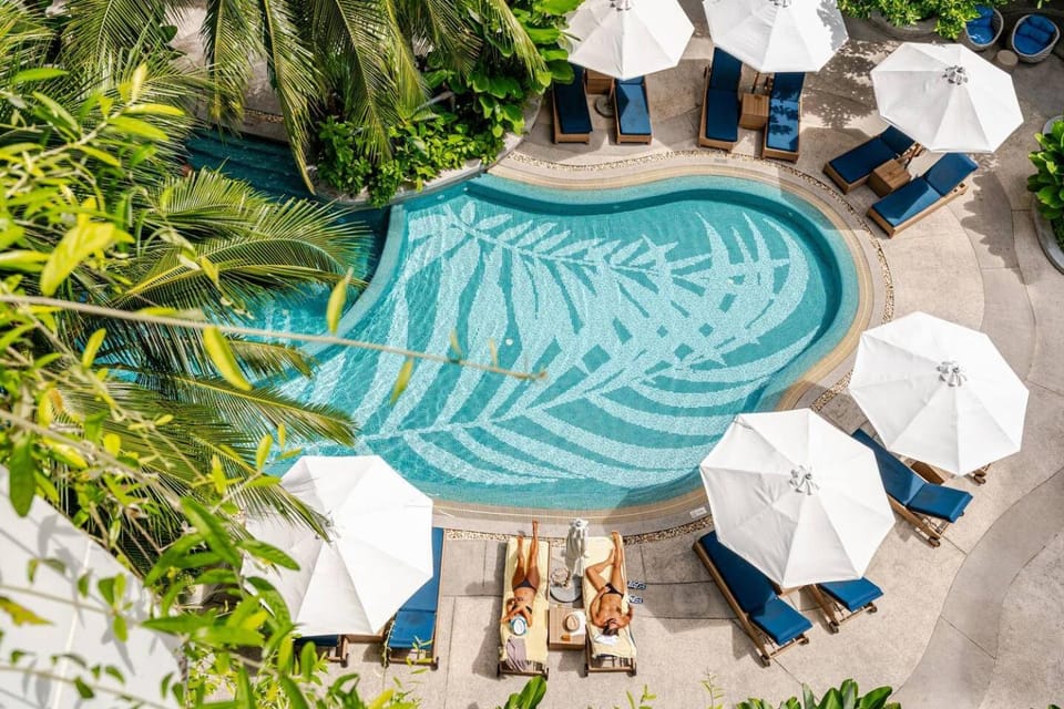 Natural landscape, Garden, Swimming pool, Swimming pool