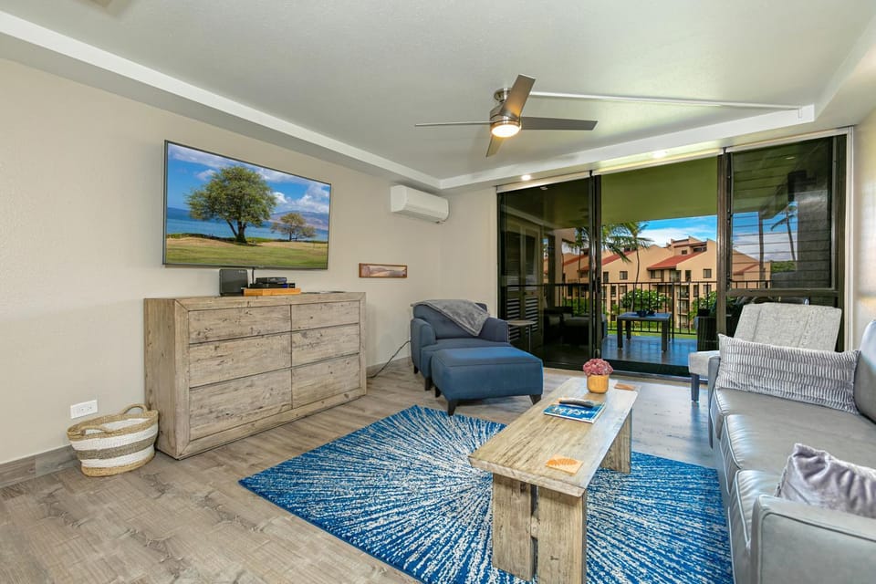 Kamaole Sands #7-305 Inner Court, Large Lanai, Near Beach, A/C, Hot Tub Apartment in Kamaole
