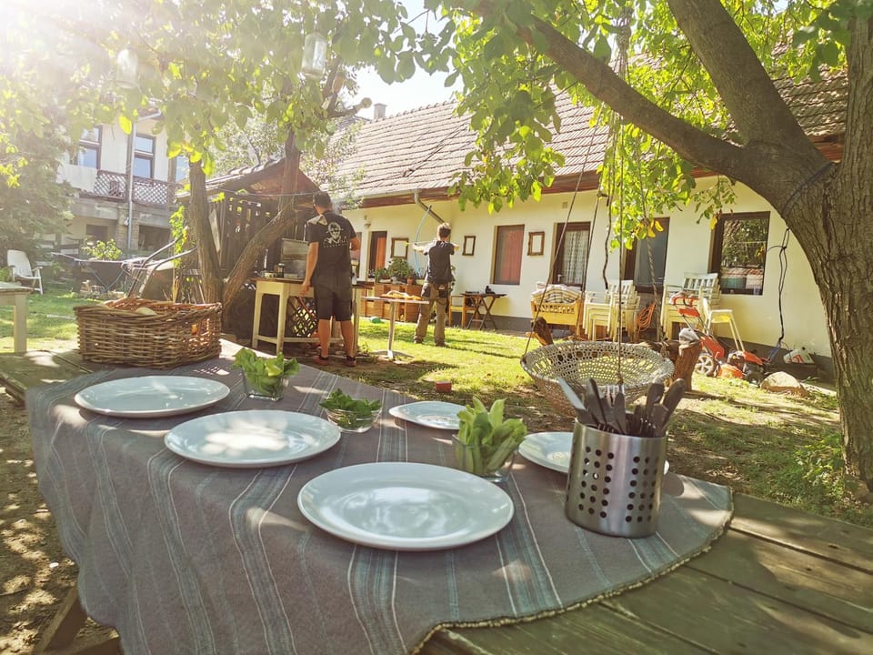 Property building, BBQ facilities, Garden, Food and drinks, Food, Garden view, Inner courtyard view