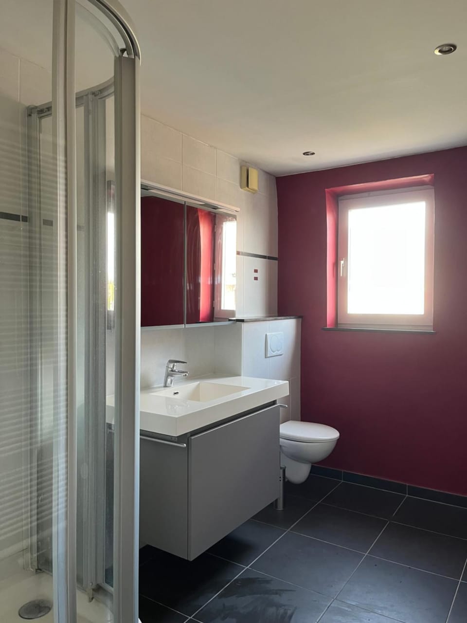 Shower, Toilet, Bathroom, towels