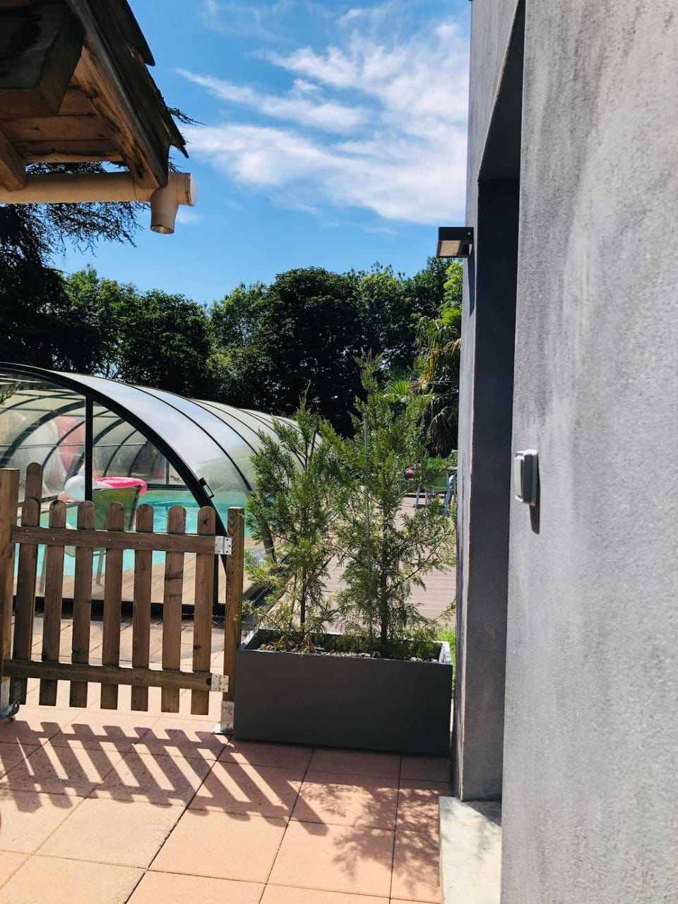 Patio, Garden view