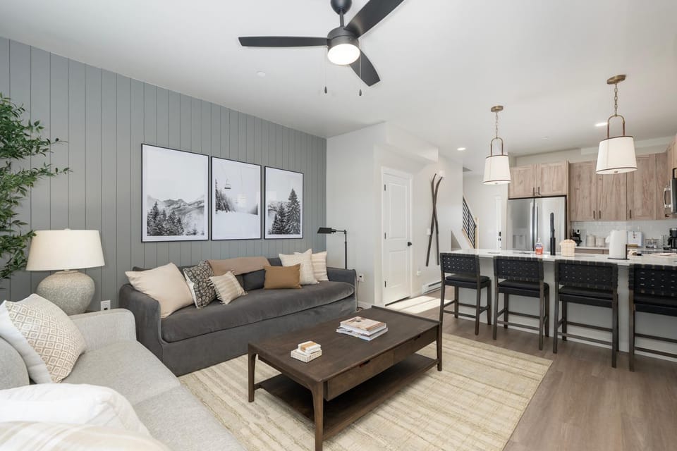 Kitchen or kitchenette, Living room