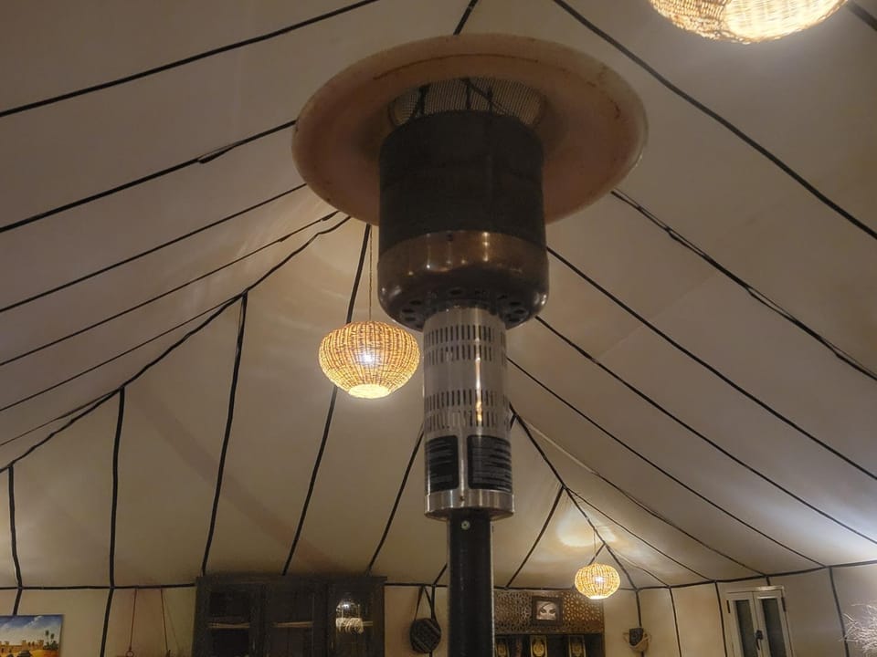 Property building, heating