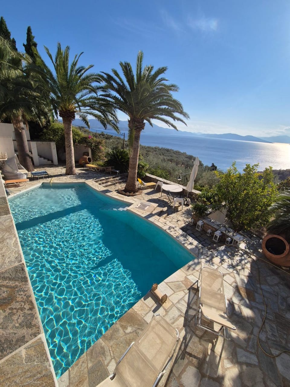 Pool view, Sea view, Swimming pool