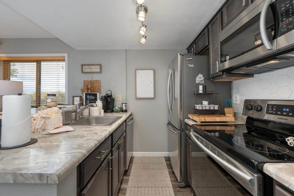 Kitchen or kitchenette, furniture