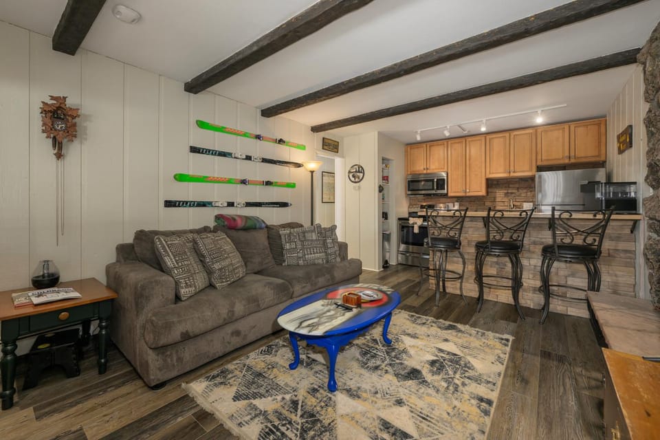 Kitchen or kitchenette, Living room, Seating area, furniture