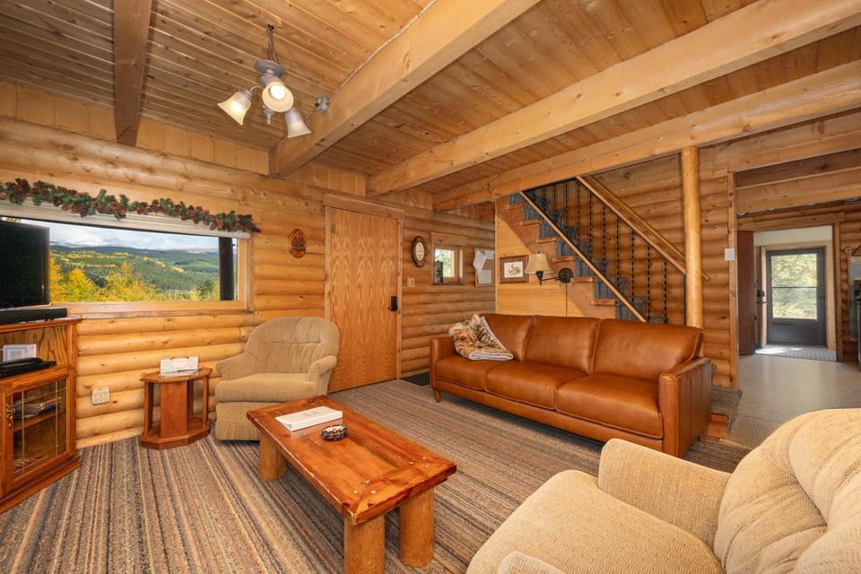 Day, TV and multimedia, View (from property/room), Living room, Mountain view, furniture