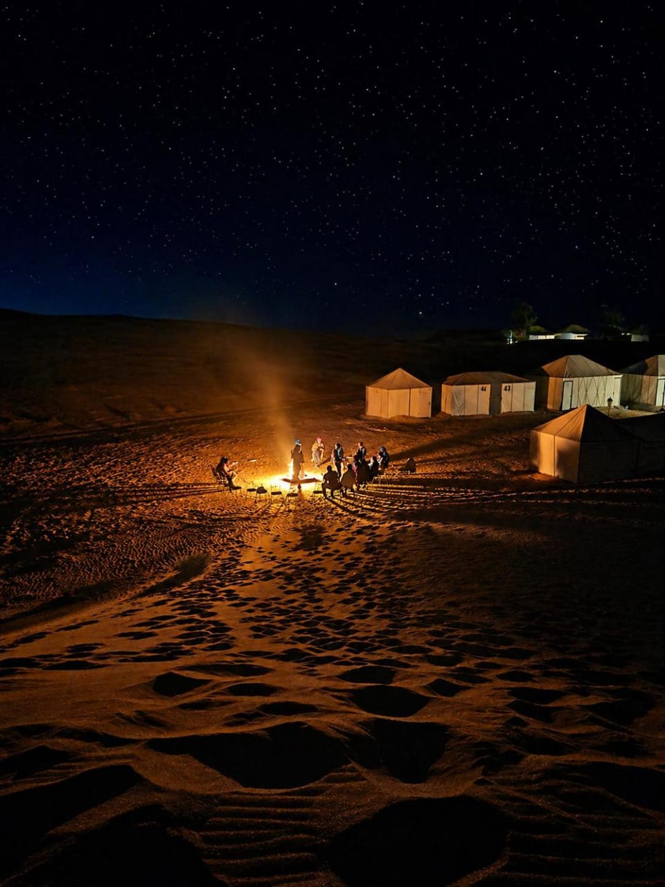 Night, People, Natural landscape, group of guests