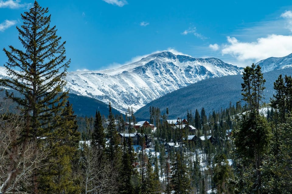 Day, Natural landscape, Winter, Mountain view