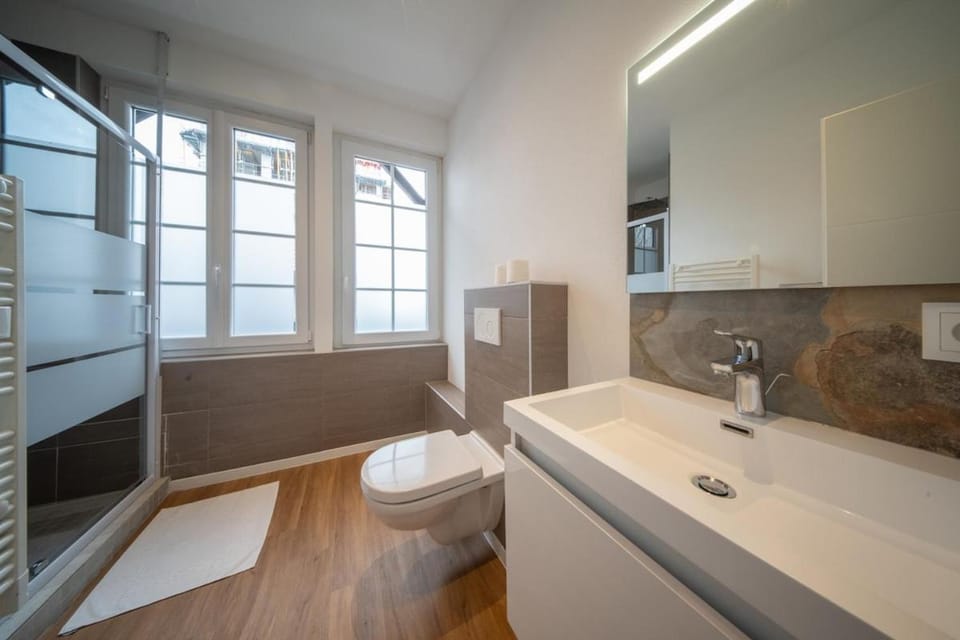 Le Big Red Triplex Near Basel en Hyper Centre Apartment in Saint-Louis