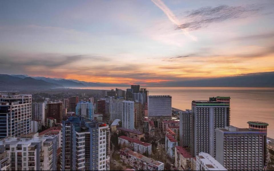 Nearby landmark, Day, Natural landscape, Bird's eye view, City view, Sea view, Sunset