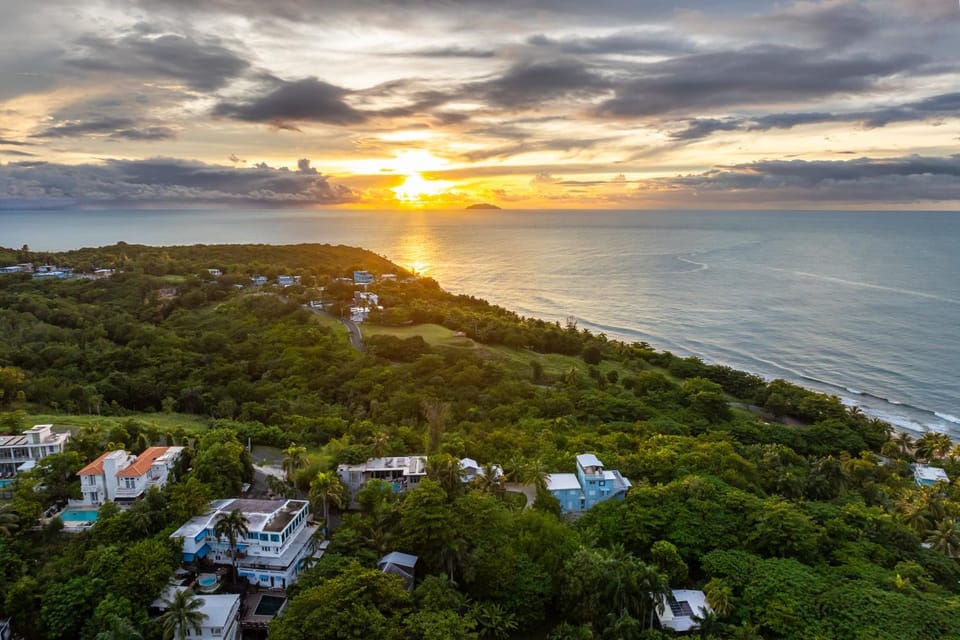 Natural landscape, Sea view, Sunset