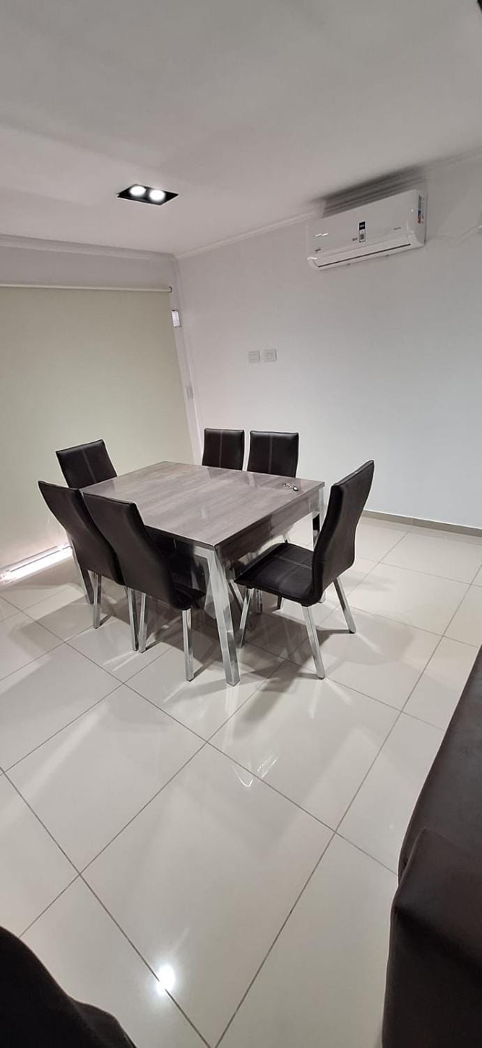 Living room, Seating area, Dining area, air conditioner