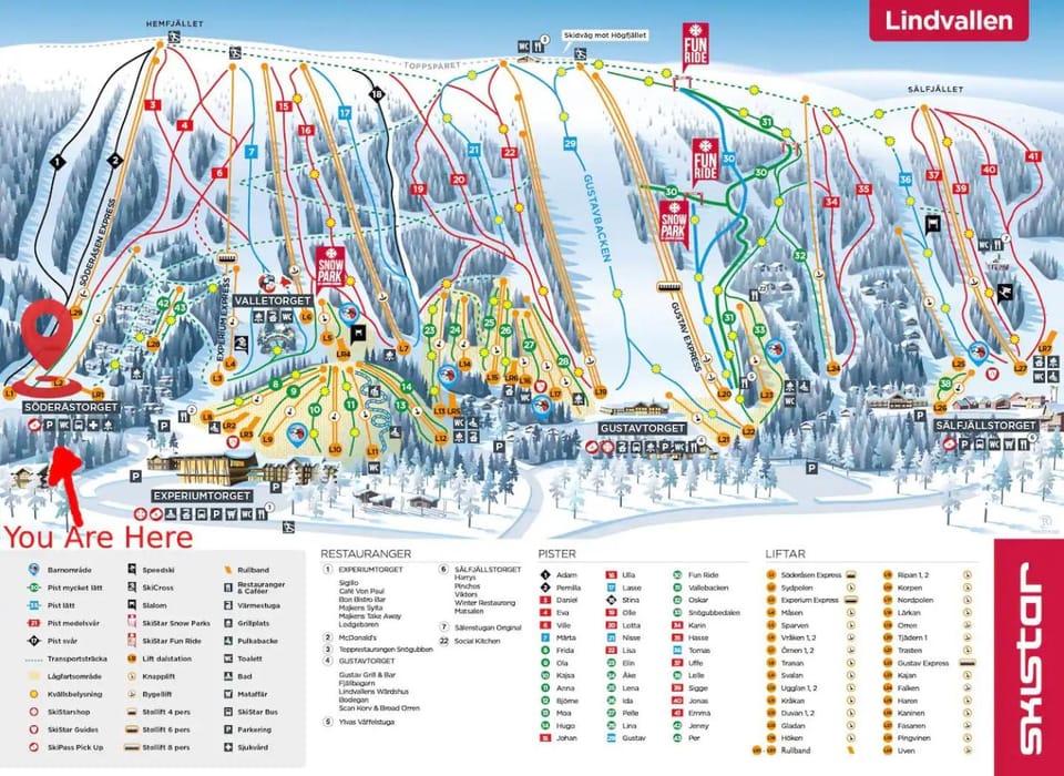 Lindvallen Ski Resort - Sauna - 8 Guests Apartment in Sweden