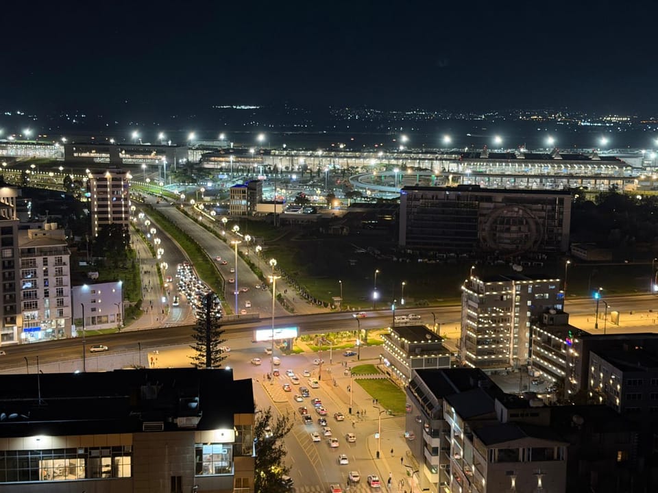 Night, City view, Street view, Location
