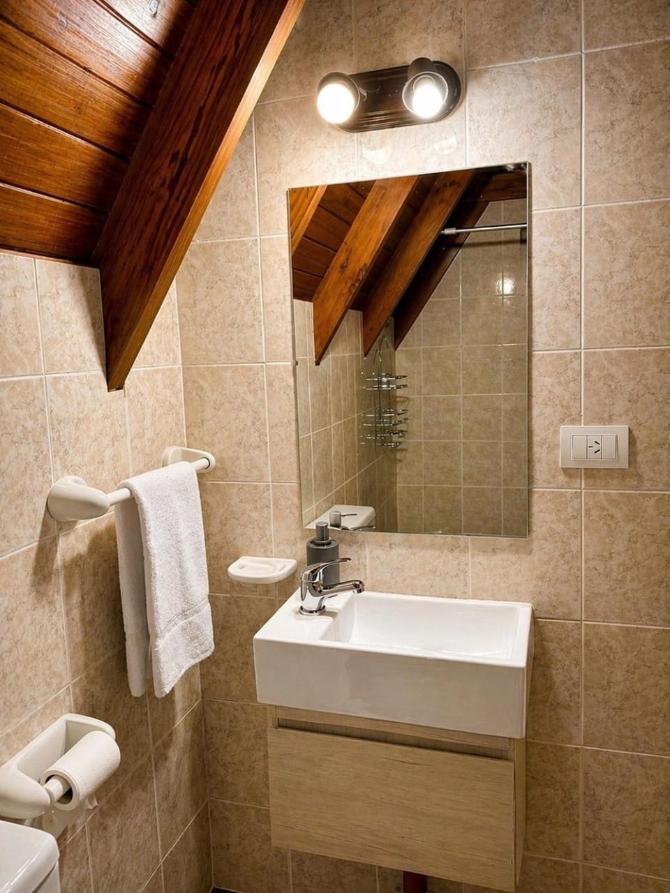 Bathroom, towels