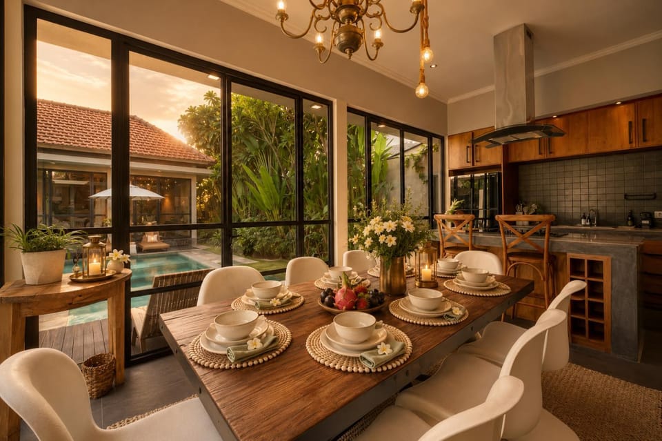 Kitchen or kitchenette, Dining area