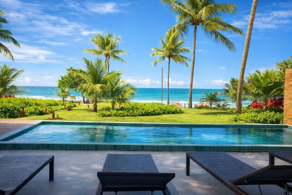 Natural landscape, Garden, Beach, Garden view, Sea view, Swimming pool, sunbed